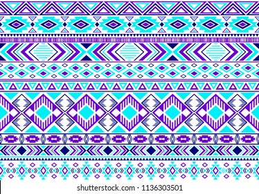 Gypsy pattern tribal ethnic motifs geometric vector background. Vintage gypsy geometric shapes sprites tribal motifs clothing fabric textile print traditional design with triangles