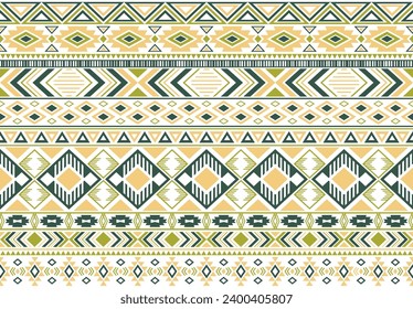 Gypsy pattern tribal ethnic motifs geometric seamless background. Graphic gypsy tribal motifs clothing fabric textile print traditional design with triangles