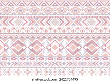 Gypsy pattern tribal ethnic motifs geometric seamless background. Cool geometric shapes sprites tribal motifs clothing fabric textile print traditional design with triangles