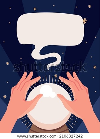 gypsy saying prediction with crystal ball