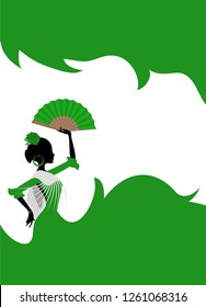 Gypsy spanish dancer