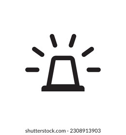 Gyrophare vector icon. Gyrophare flat sign design. Siren vector icon. Siren symbol pictogram. UX UI icon