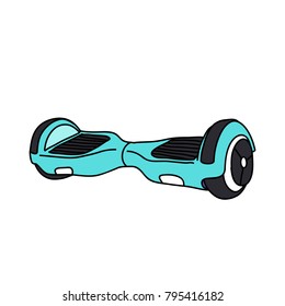 gyroscooter doodle icon