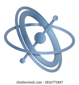 Gyroskop-Einstellung Symbol Cartoon der Gyroskop-Einstellung Vektorsymbol für Webdesign einzeln auf weißem Hintergrund