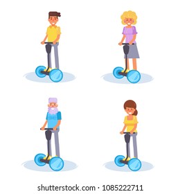 Gyroscope 
Vector. Cartoon. Isolated art on white background. Flat