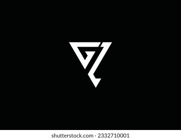 GZ  Abstract Letters Logo Monogram Logo Design