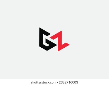 GZ  Abstract Letters Logo Monogram Logo Design