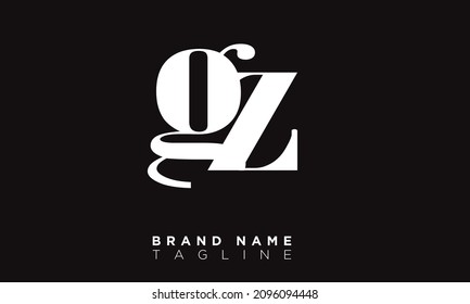 GZ Alphabet Buchstaben Initial Monogram Logo TG, G und T