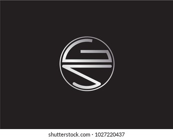 GZ circle Shape Letter Design