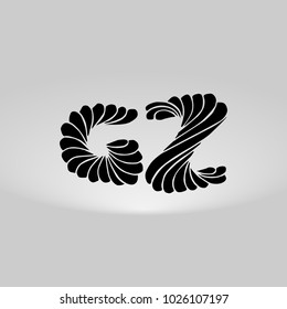 GZ Logo, Decorative, Romantic