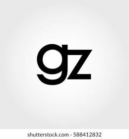 gz lowercase logo black interrelated