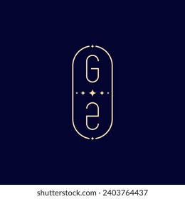 GZ wedding lie monogram with high quality professional design that will print well across any print media