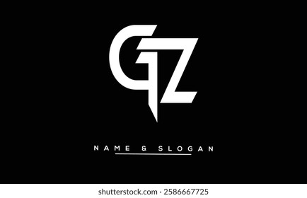 GZ, ZG Abstract Letters Logo Monogram