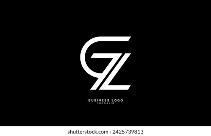 GZ, ZG, G, Z, Abstract Letters Logo Monogram