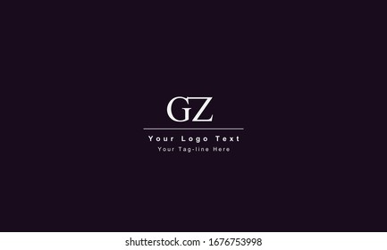 GZ or ZG letter logo. Unique attractive creative modern initial GZ ZG G Z initial based letter icon logo