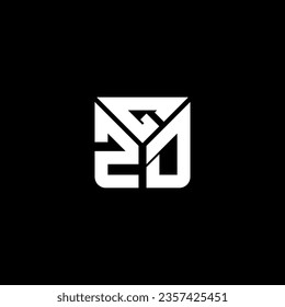 GZD letter logo vector design, GZD simple and modern logo. GZD luxurious alphabet design  