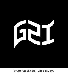 GZI logo design, GZI simple and modern logo. GZI luxurious alphabet design  

