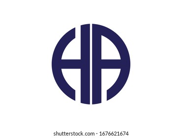 H A, HA Initial Letter Logo design vector template, Graphic Alphabet Symbol for Corporate Business Identity