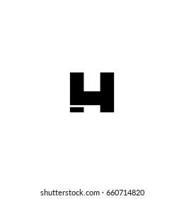H abstract letter logo