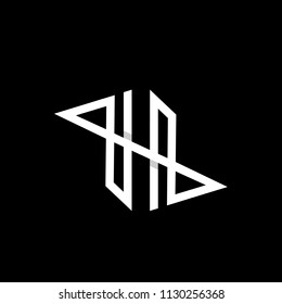 H abstract logo design