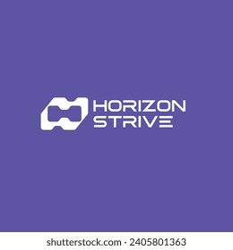 H agency Logo Design Horizon Agency brand Identity