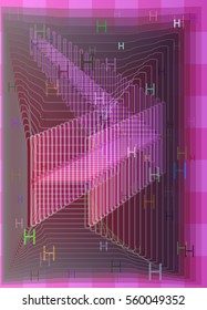 H Alphabet background icon