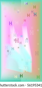 H Alphabet background texture