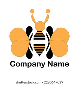 h alphabet bee logo design