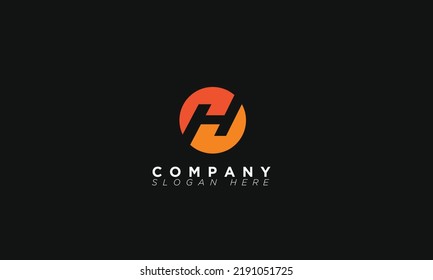 H Alphabet letters Initials Monogram logo