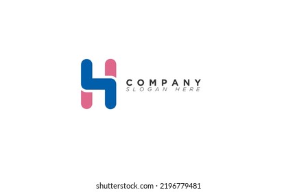 H letras alfabéticas logotipo inicial monograma 
