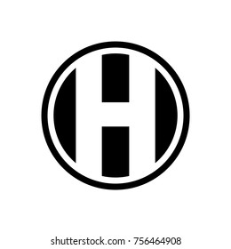 H alphabet logo