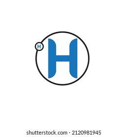 H alphabet logo. H logo. unique h logo. modern H alphabet logo.