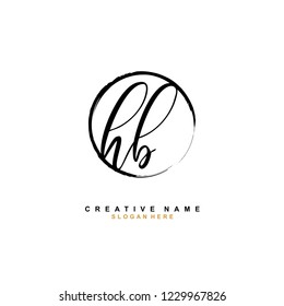 H B Hb Initial Logo Template Stock Vector (Royalty Free) 1229967826 ...