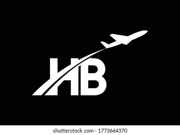 H B Initial Letter Logo design, Graphic Alphabet Symbol for Corporate Business Identity