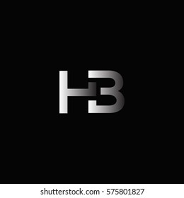 H & B Letter logo design vector element