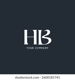 H B letters Joint logo icon vector template.