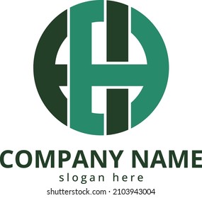 Concepto de logotipo H y B, tienen forma
con un concepto minimalista adecuado para su negocio