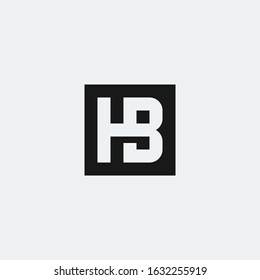 H & B monogram logo in square.