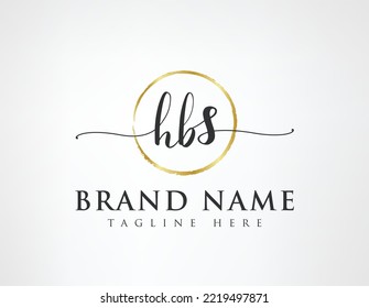 H B S Initial luxury Elegant Logo Template 