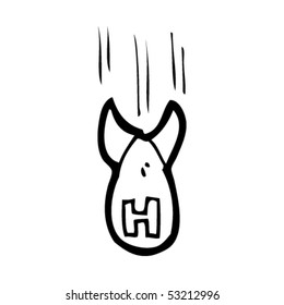 H bomb drawing