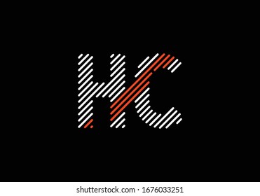 H C Initial Letter Logo design vector template, Graphic Alphabet Symbol for Corporate Business Identity