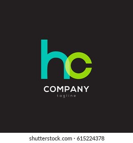 H & C Letter logo design vector element
