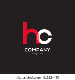 H & C Letter logo design vector element