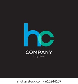 h & c Letter logo design vector element