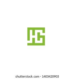 H and C logo type template