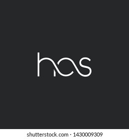 H C S letters Joint logo icon vector for business card and corporate identity.