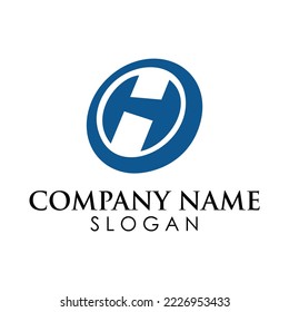 H circle font logo 2