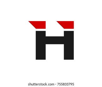 Letter H Logo Icon Design Template Stock Vector (Royalty Free) 390698581