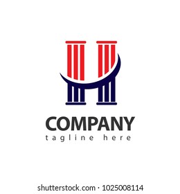 H Company Logo Vector Template Design