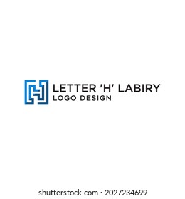 H COMPLEX LOGO DESIGN VECTOR
